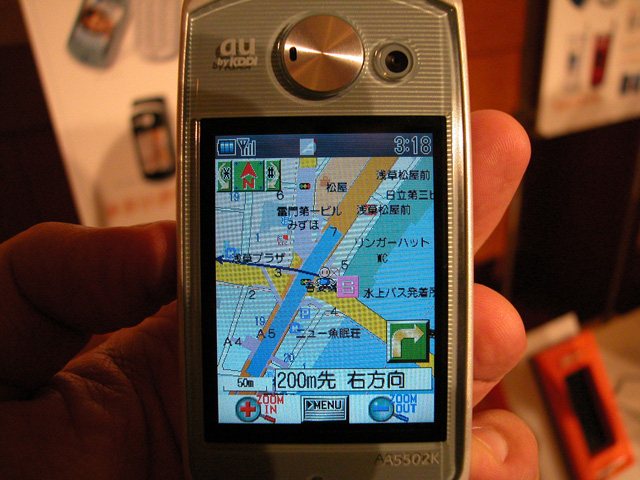 2003年当時の「EZナビウォーク」