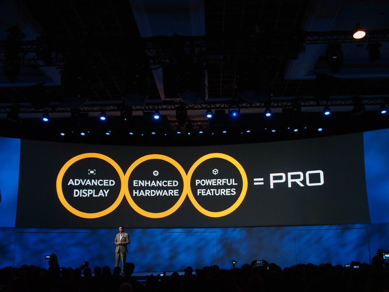 ディスプレイや各種機能を強化したのが、PROシリーズとなる