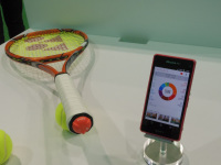 アクセサリー Smart Tennis Sensor Attachment ATT-HD1 スマホで分析、ソニーのラケット装着型「Smart Tennis Sensor