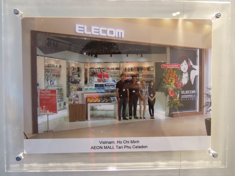 ベトナムのホーチミンのショップ。海外ショップのパートナーは、展示会でアクセスしてくることもあれば、独自に問い合わせてくることもあるという