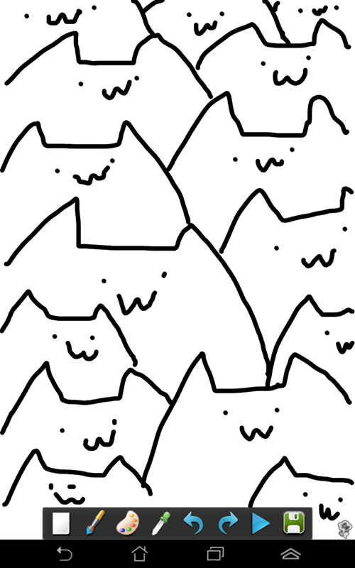 イラストを描いてみた。細かな表現を行うには慣れが必要だが、指で描くより安定した線を描ける