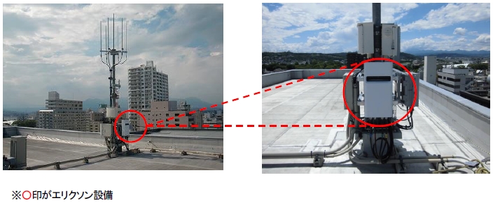 WiMAX 2 に対応したエリクソン製の無線基地局設備