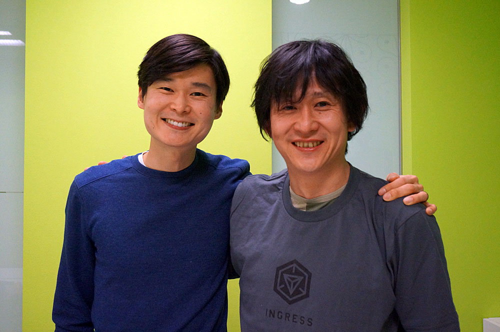 Niantic Labsのホワン氏（左）と川島優志氏（右）