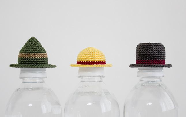 ペットボトル用帽子3点セット