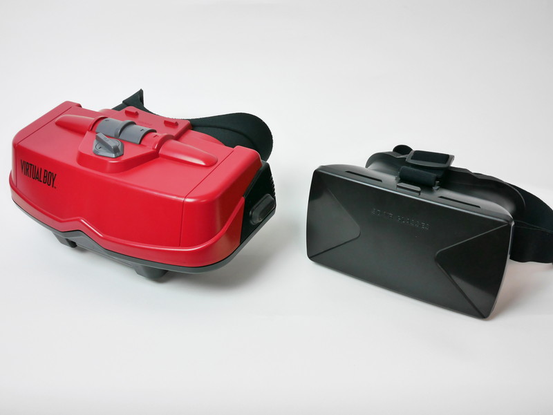 2つを並べてみたが、意外にバーチャルボーイがカッコいい