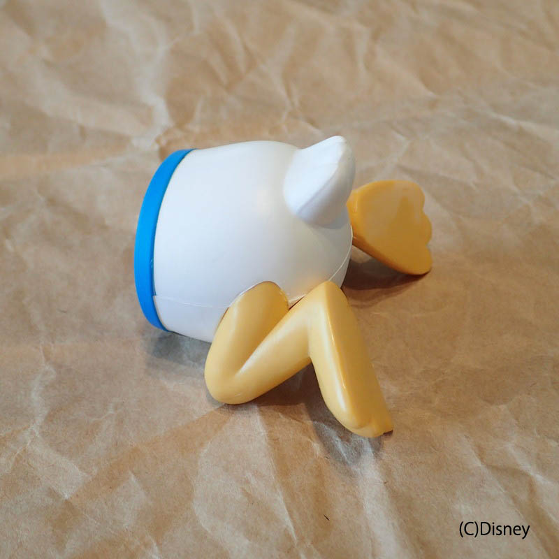 少し上を向いた白いダックテイルが特徴だ