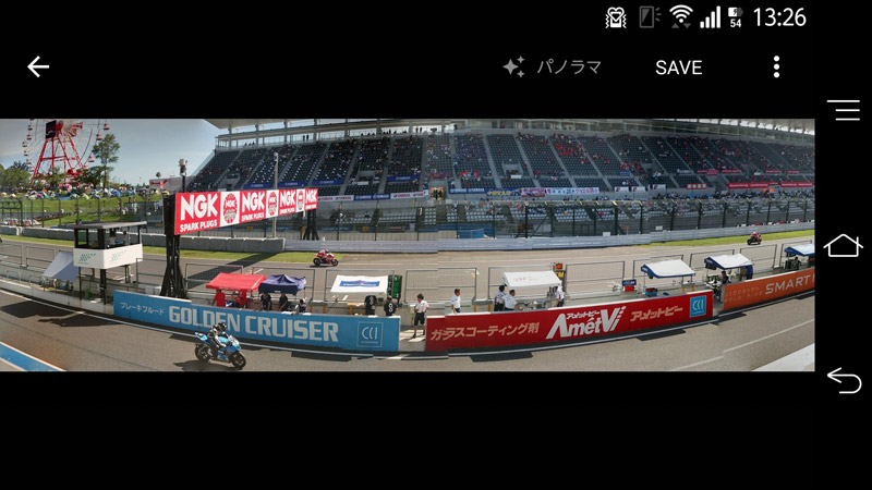 若干貼り合わせのズレはあるが、それでもかなり品質の高いパノラマになる