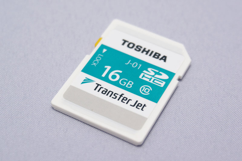 TransferJet内蔵SDカード「SD-TJA016G」