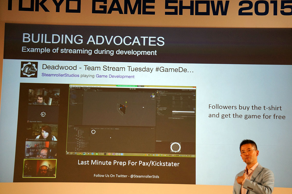 Twitchを通じてゲーム開発状況を中継する試みも