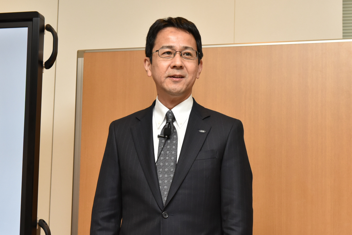 シャープ 執行役員 コンシューマーエレクトロニクスカンパニー カンパニーEVP兼通信システム事業本部長の川口登史氏