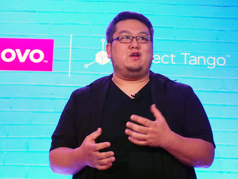 グーグルの、ジョニー・リー氏。マイクロソフトで、Kinnectの開発なども担当してきた人物だ