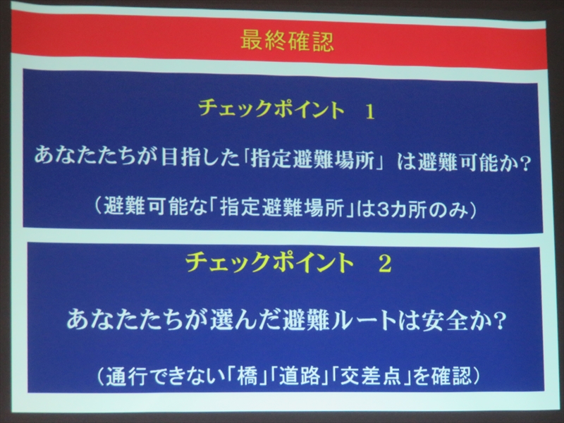 チェックポイント