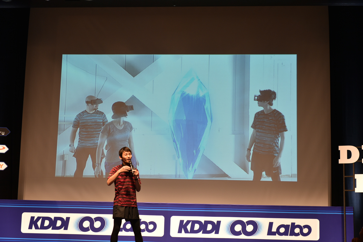 「KDDI∞Labo」第7期のDemoDayで披露されていた「HADO」のイメージや概要（2015年1月27日）