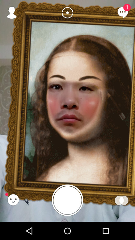 変顔で自撮りしたくなる「SNOW」