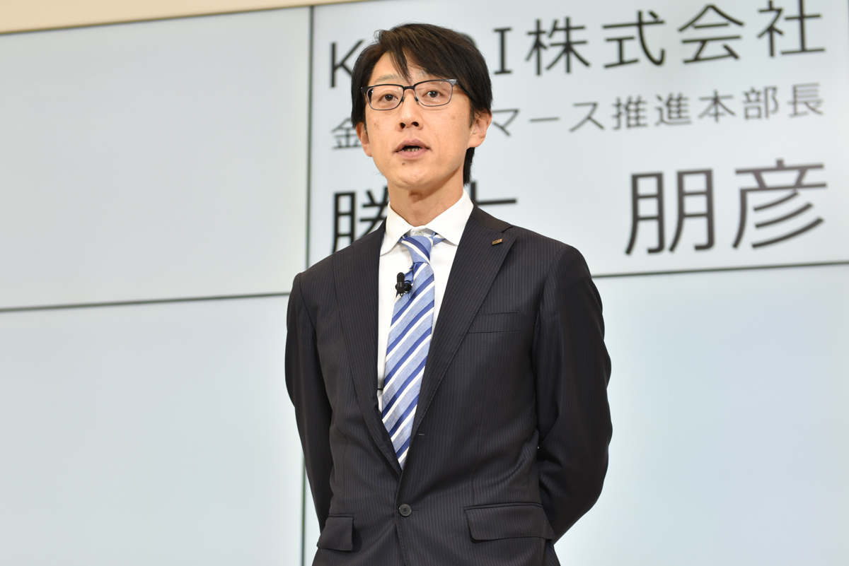 KDDI バリュー事業本部 金融・コマース推進本部長の勝木朋彦氏