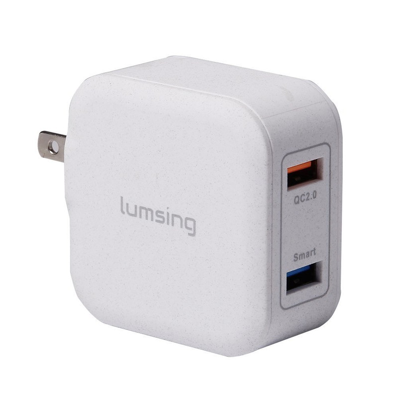 「20W 2ポート（ポータブル型）」ホワイト