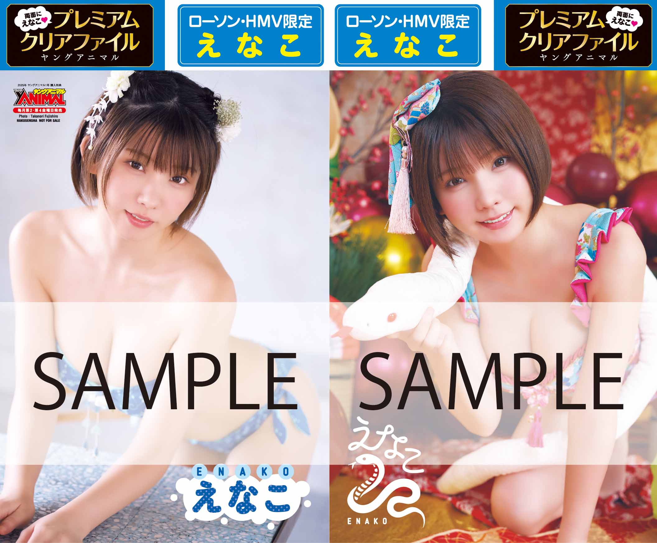 「えなこ プレミアムクリアファイル」