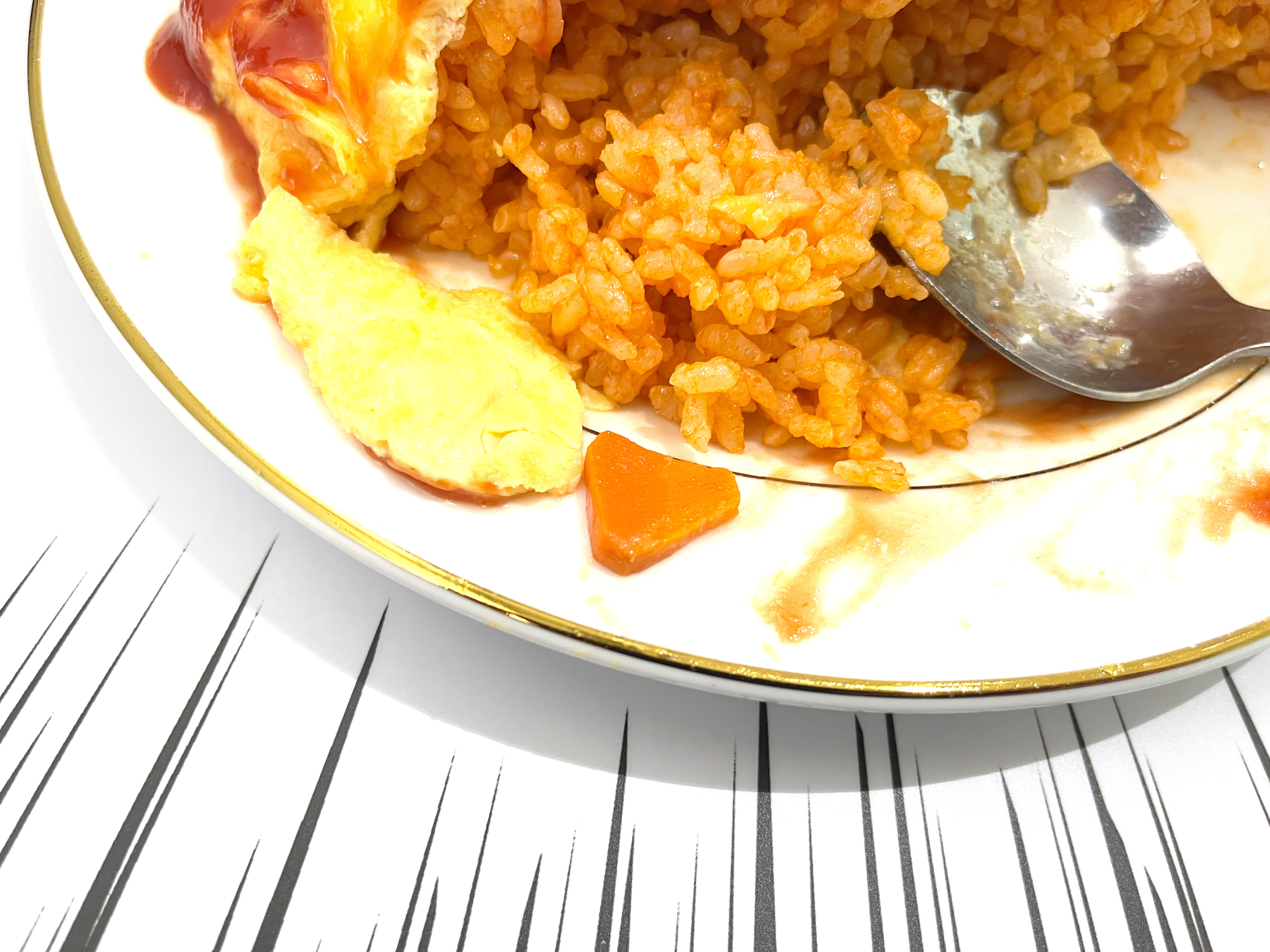 にんじんはいちょう切りから面取りがされている丁寧さ