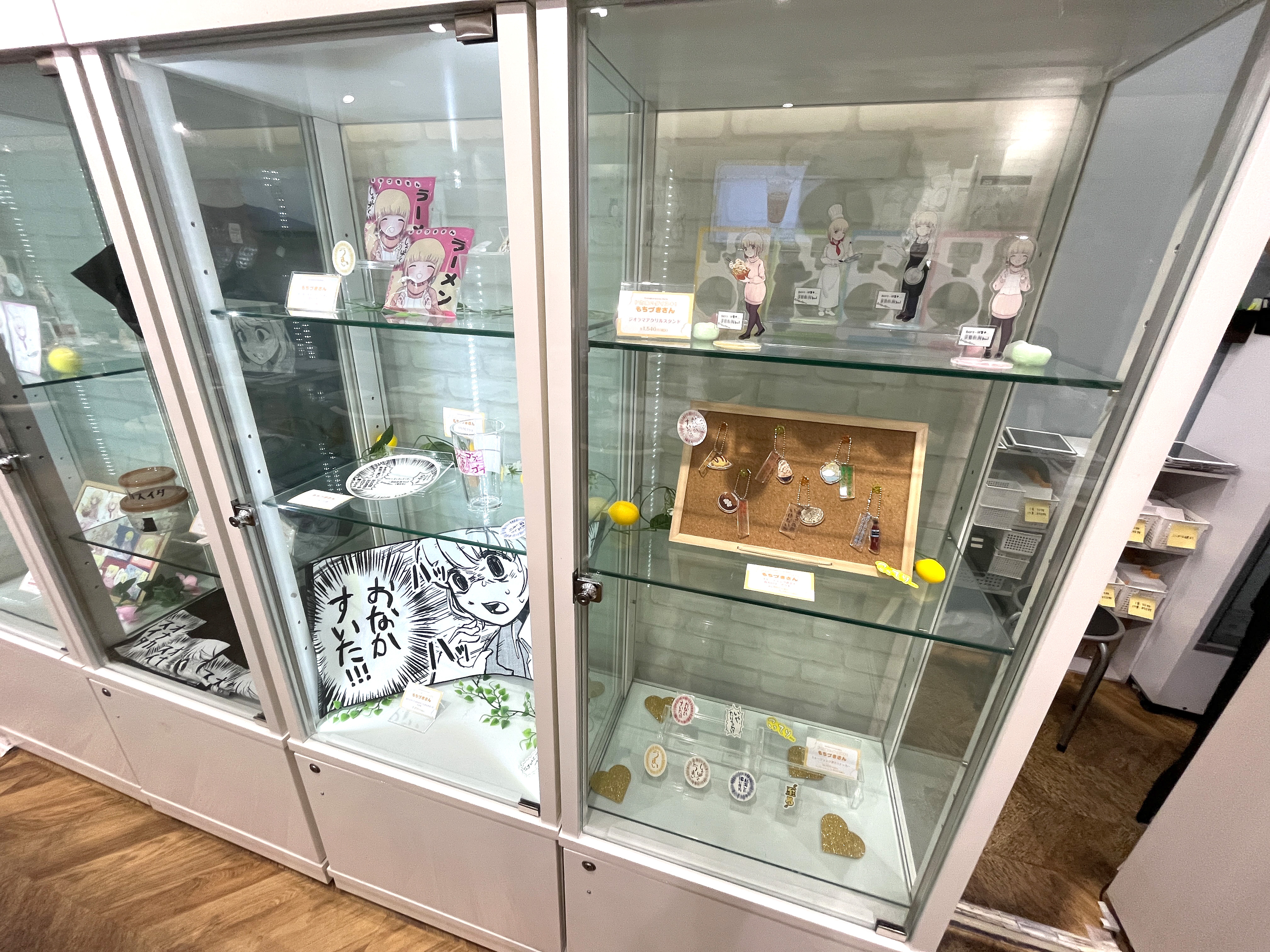 コラボグッズ展示