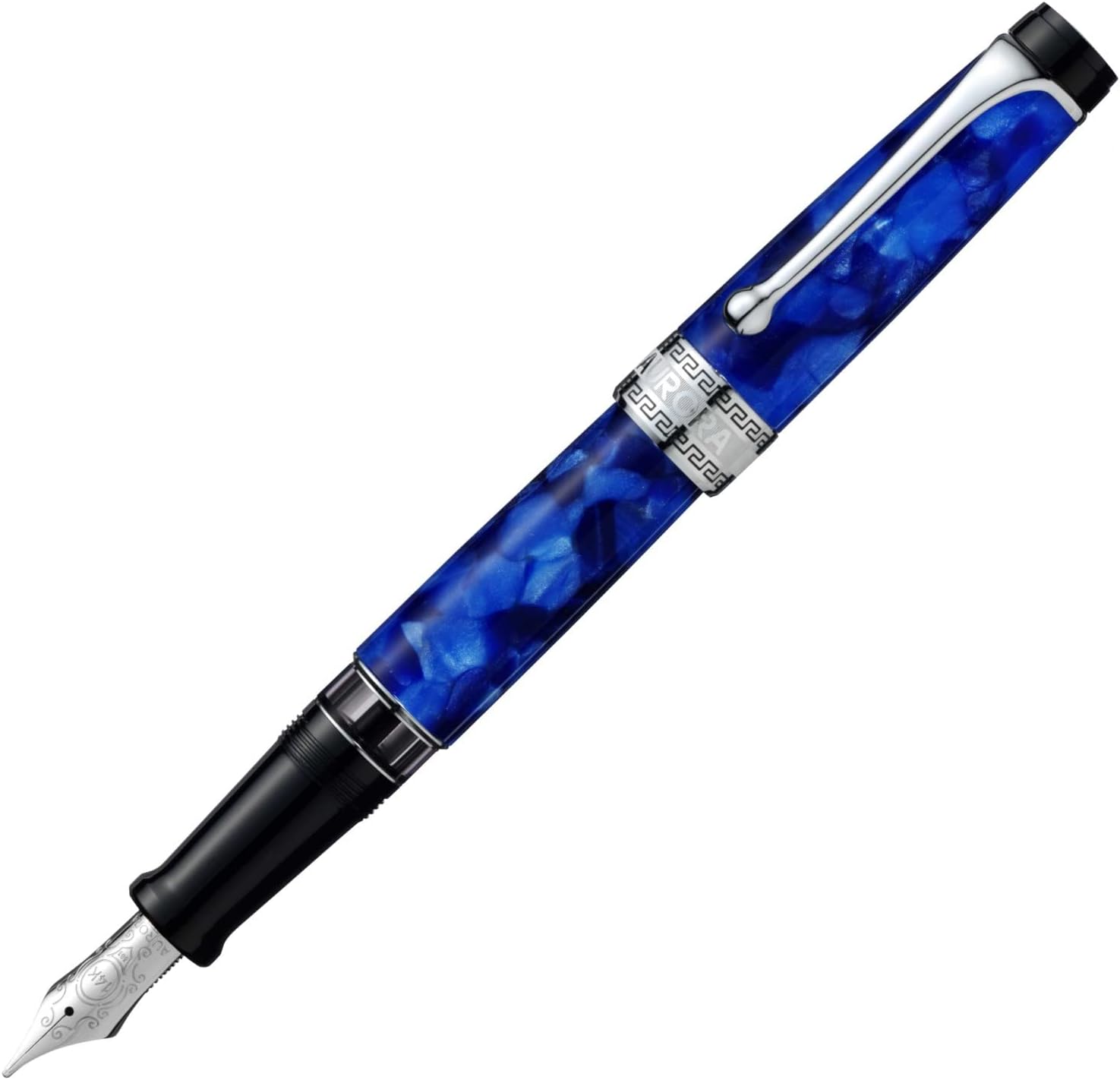 Aurora アウロラ 万年筆 F 細字 オプティマ 996-CBF ブルーCT