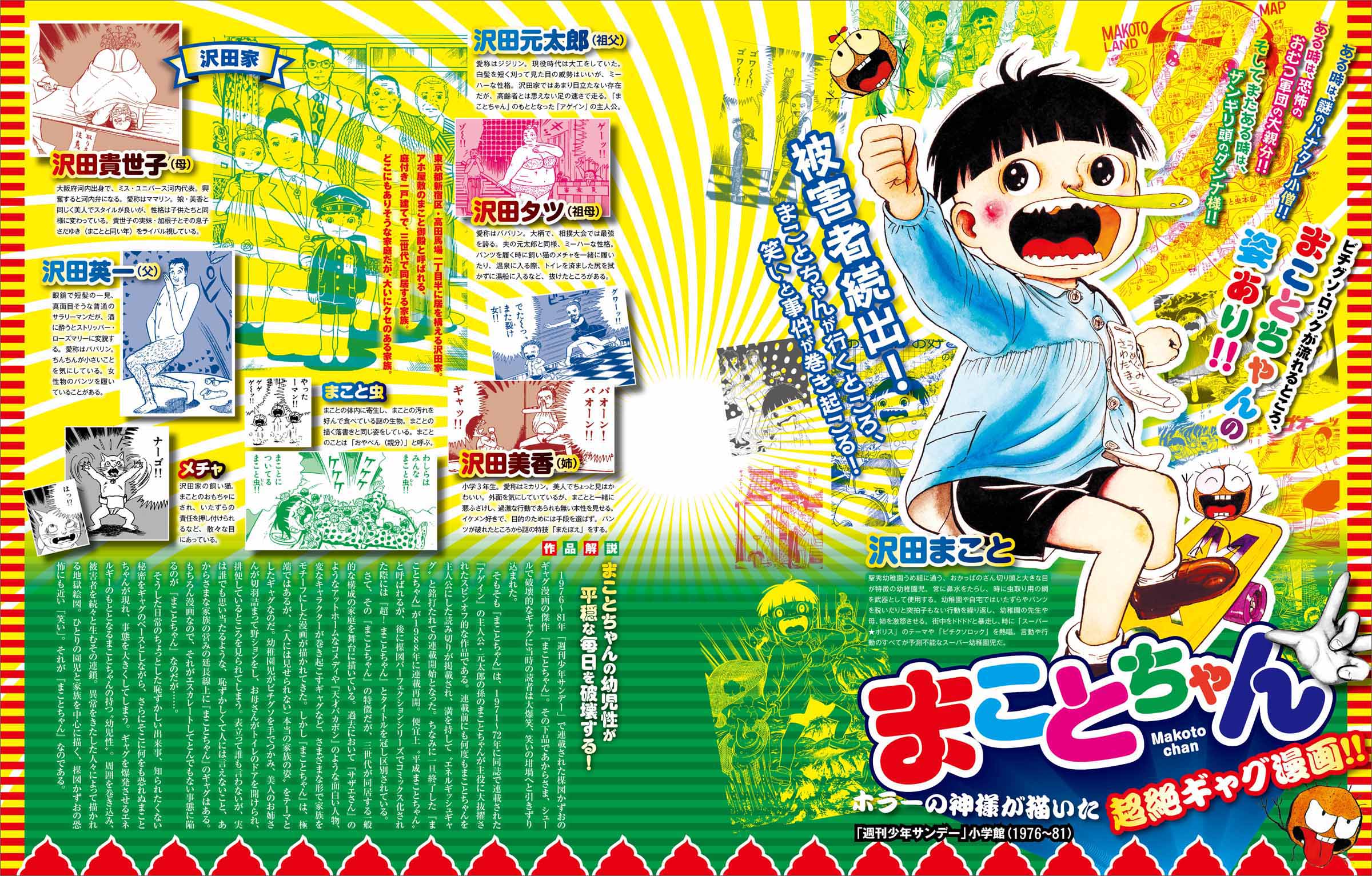 ホラーの神様が描いた 超絶ギャグ漫画!!　まことちゃん