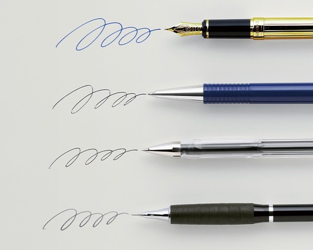 書き心地のよいオリジナル筆記用紙90g/平方メートル