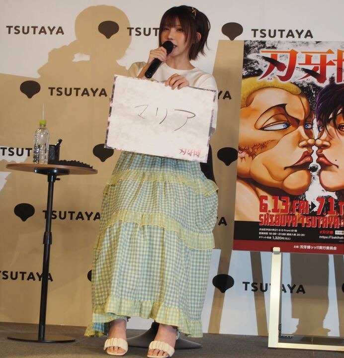 えなこさんは女性陣の中から「マリア」を回答