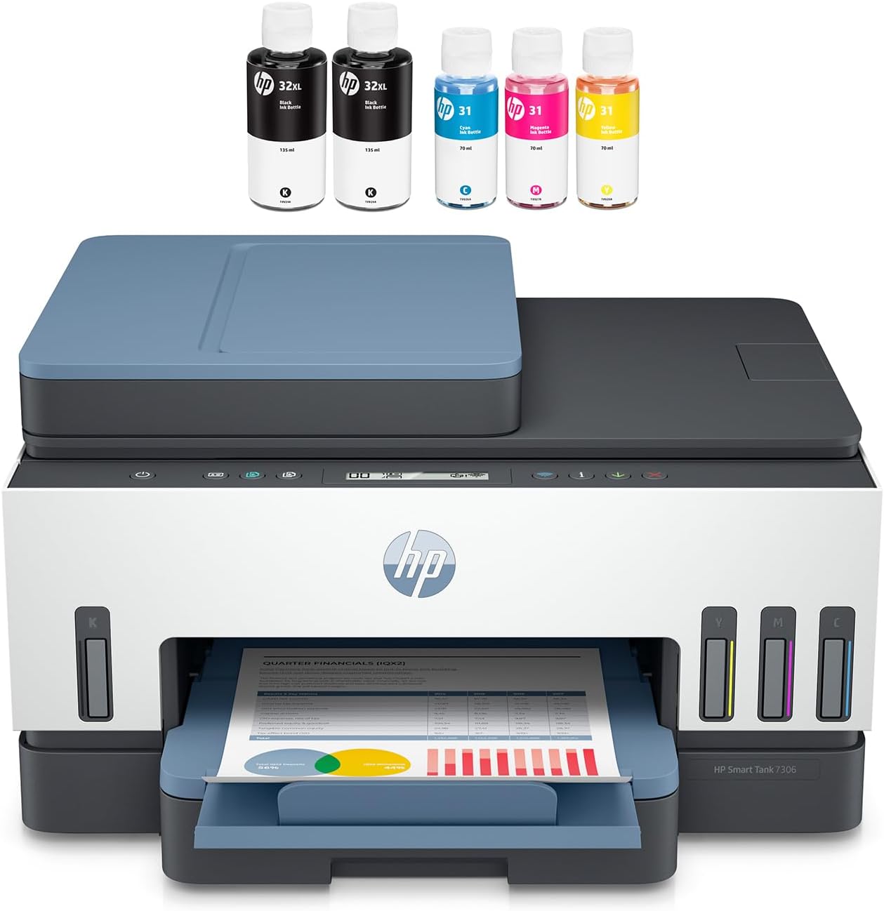 「HP Smart Tank 7306 大容量インクタンク式 A4カラーインクジェット複合機」