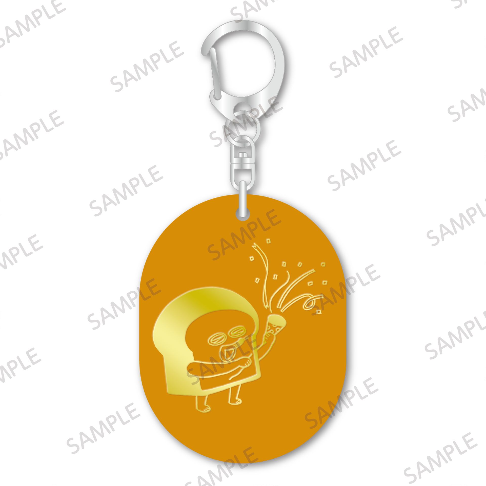 アクリルキーホルダー（オレンジ）880円