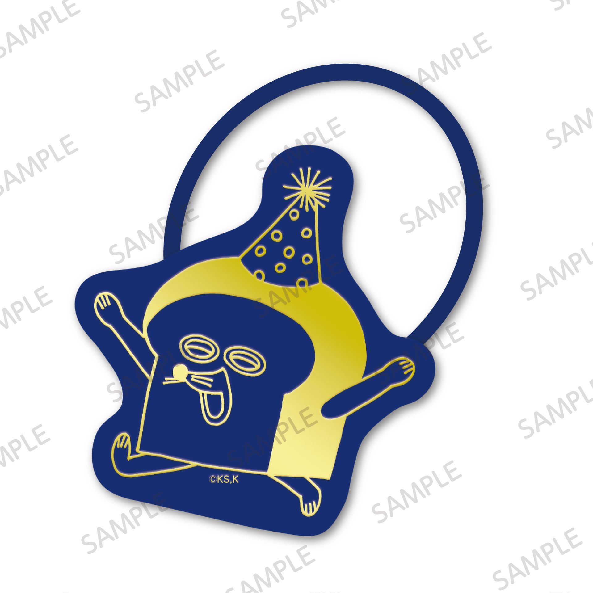 アクリルヘアゴム（ネイビー）990円