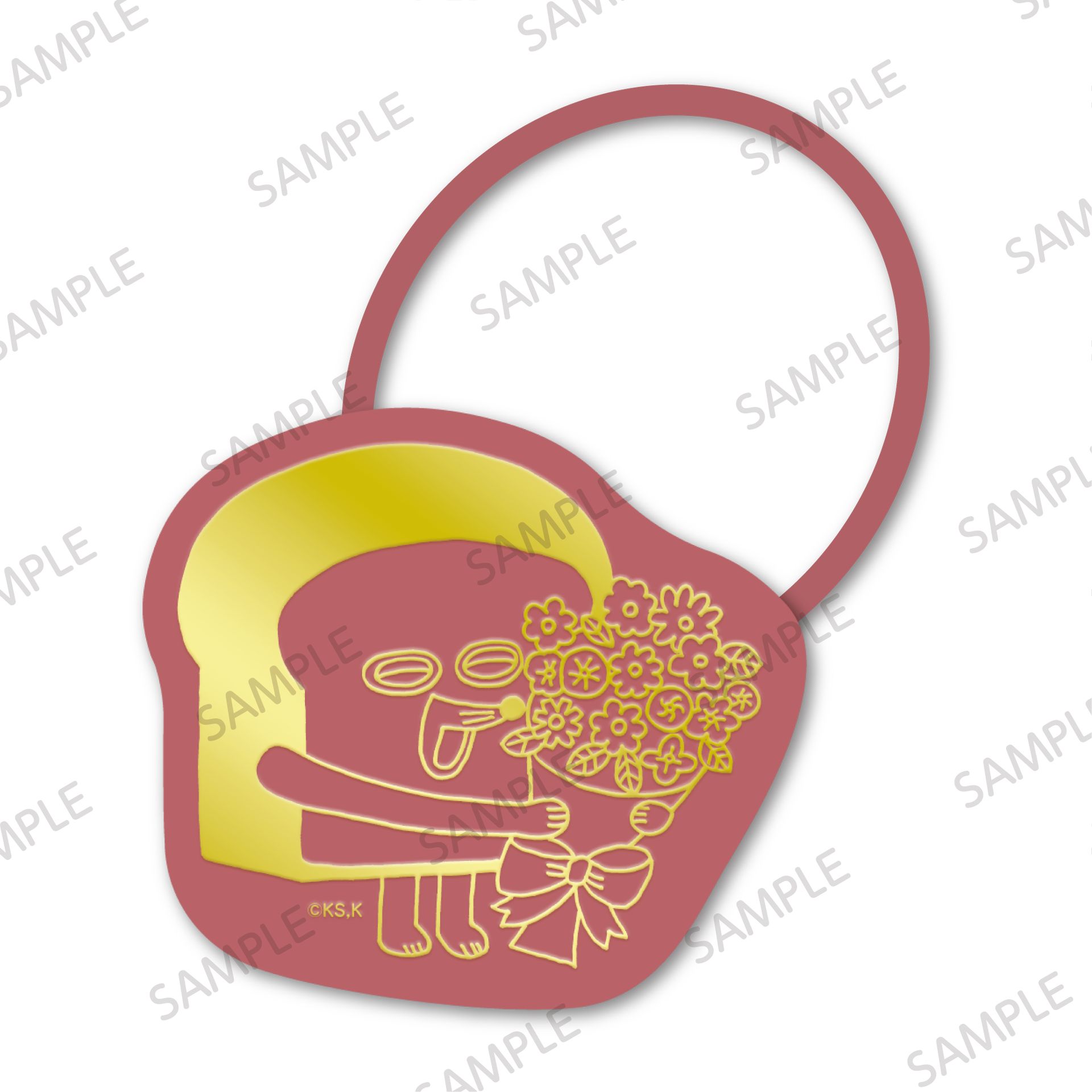 アクリルヘアゴム（ピンク）990円