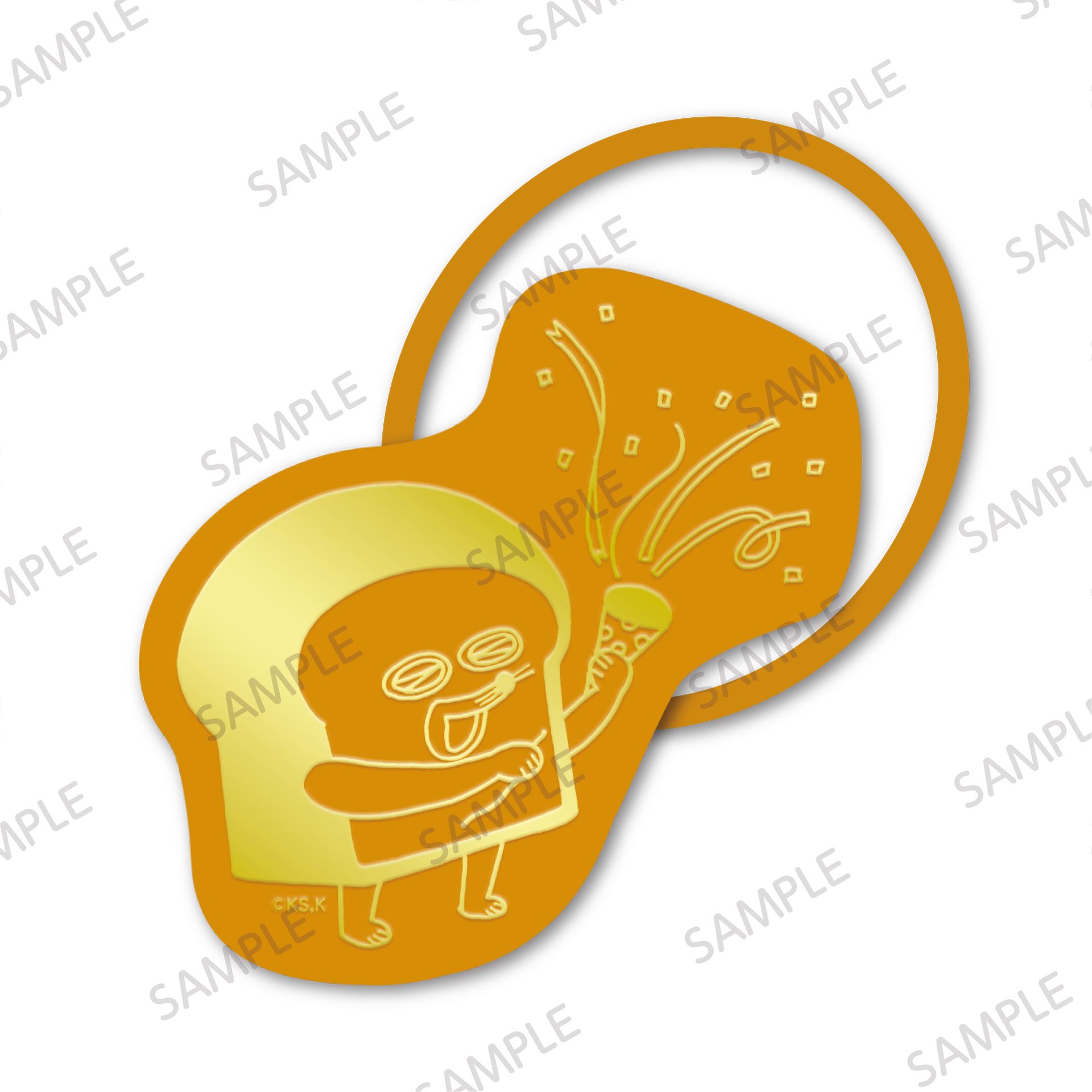 アクリルヘアゴム（オレンジ）990円