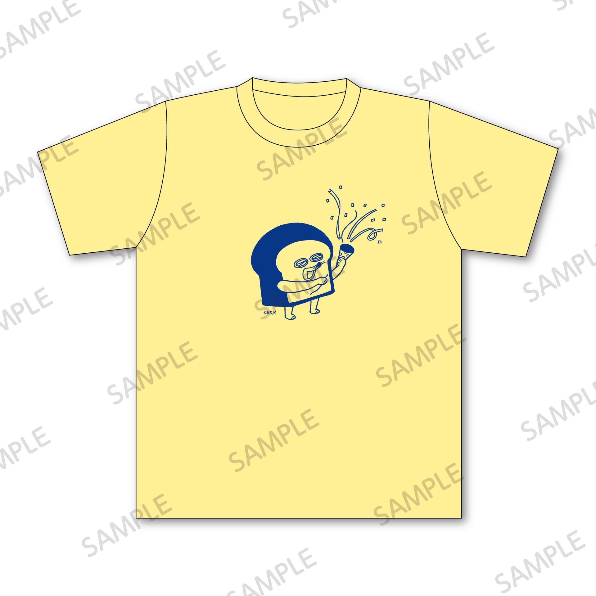 Tシャツ（イエロー）S/M/L 各3,850円