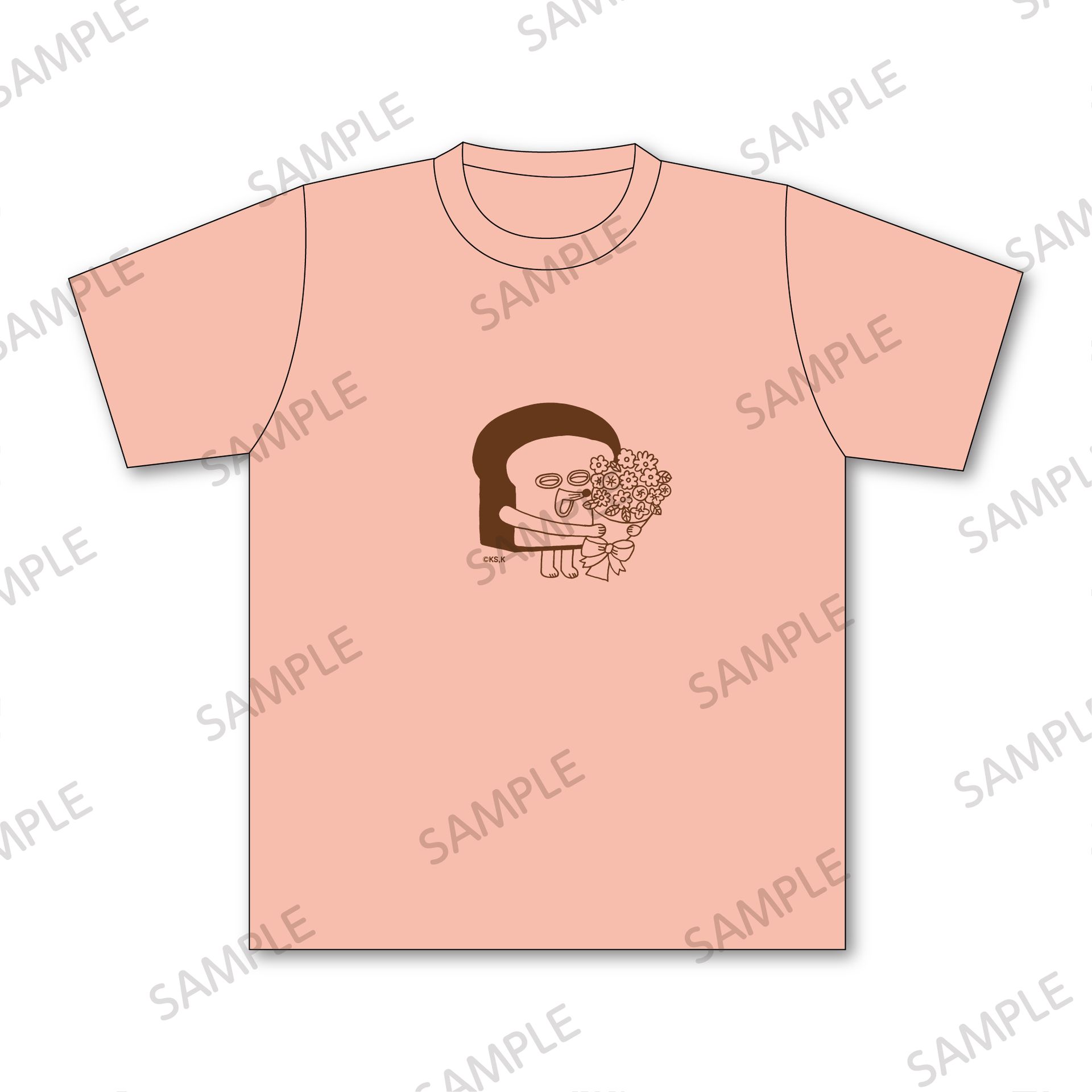 Tシャツ（ピンク）S/M/L 各3,850円