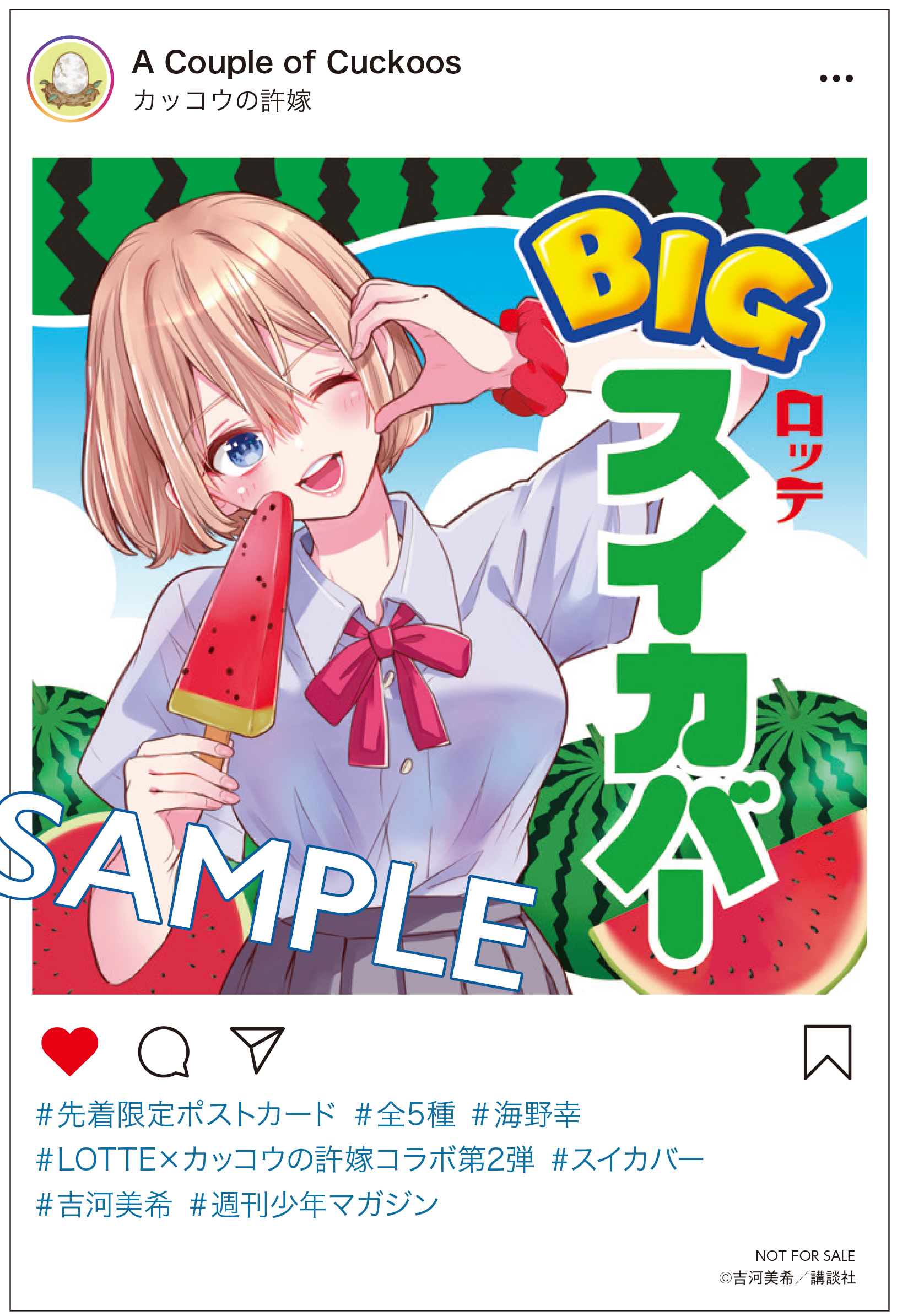 海野幸✕スイカバー