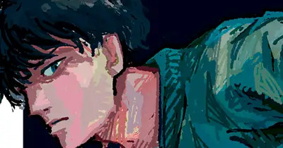 <a href="https://yanmaga.jp/viewer/comics/%E6%93%AC%E6%97%8F/77a3d12865e2c56535c9b5a3671f21b1?cid=06A0000000000946467N" class="n" target="_blank">第1話「怪しい雲行き」のページ</a>