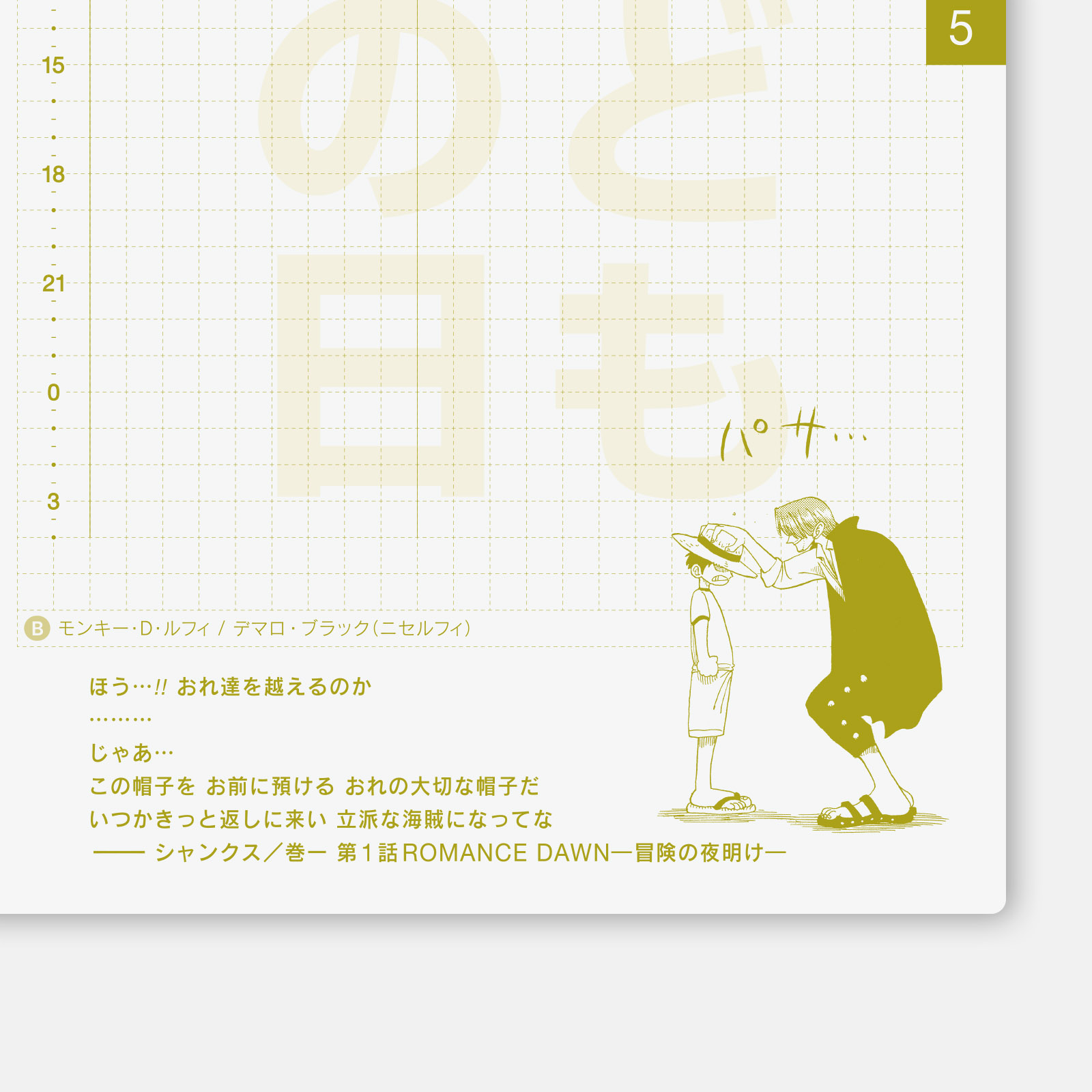 ほぼ日手帳「手帳本体オリジナル ONE PIECE」（A6/1日1ページ・特別版）