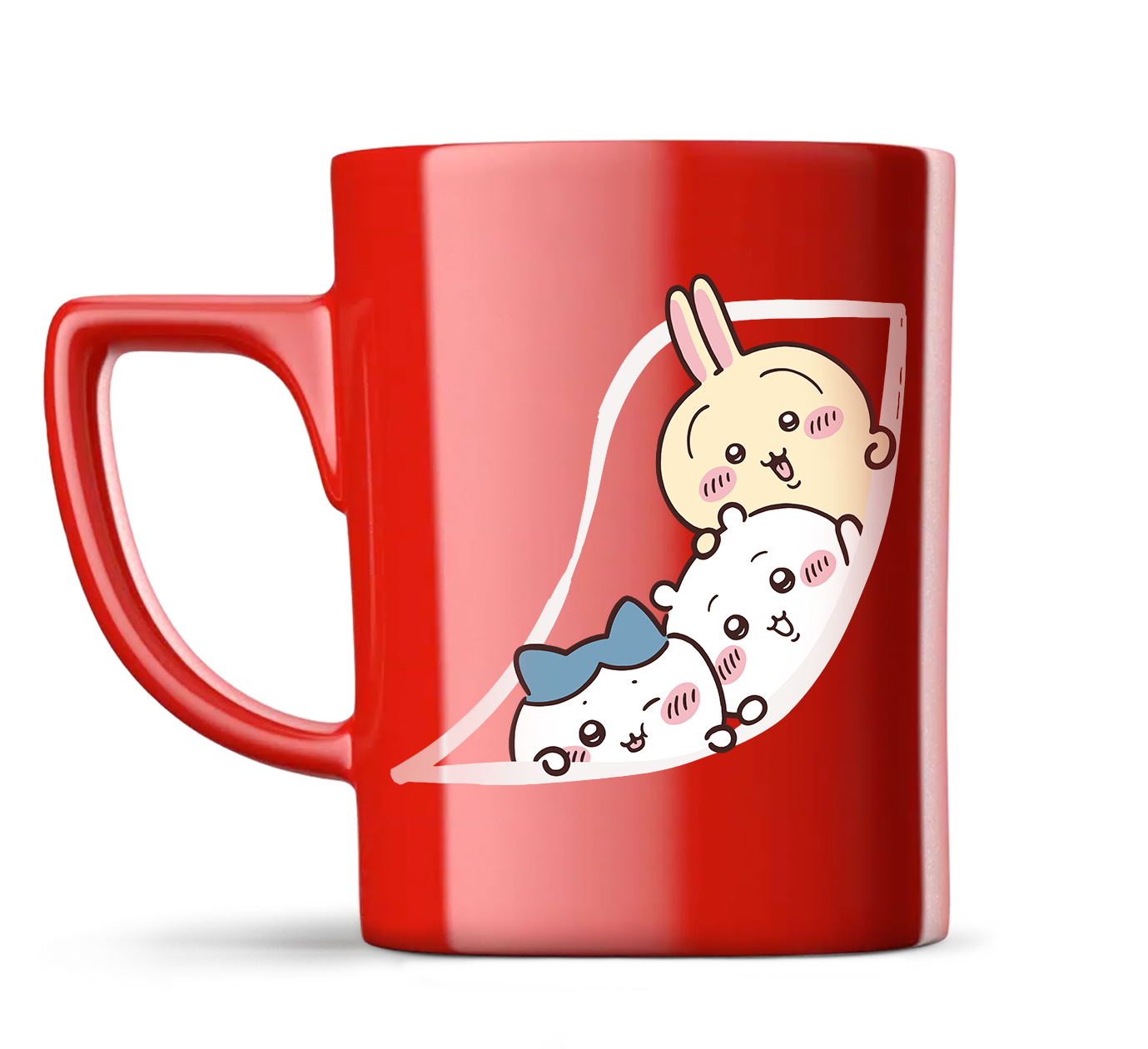 「ネスカフェ ふわラテ」×「ちいかわ」赤マグ