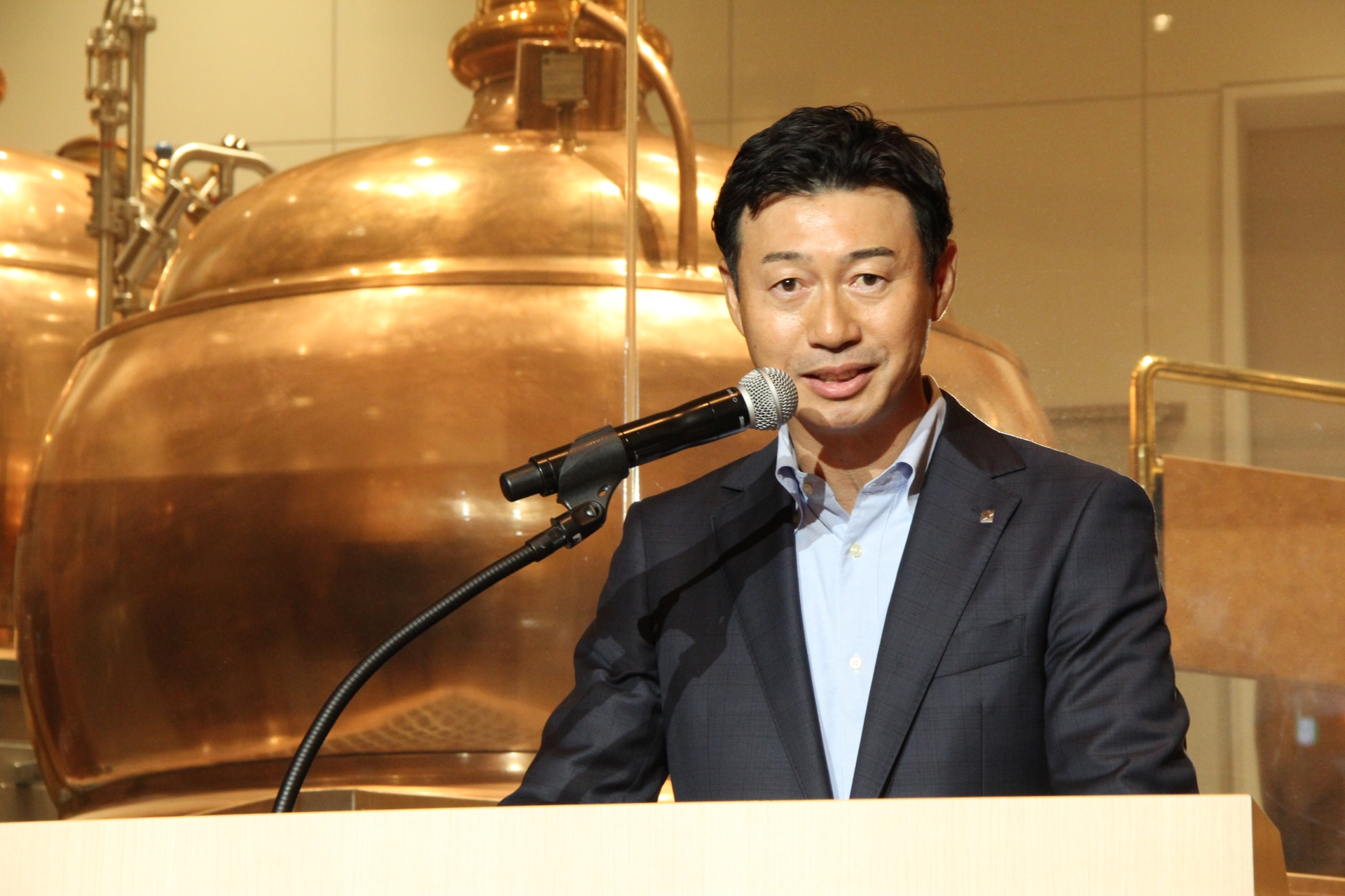 サッポロビール マーケティング本部 ビール＆RTD事業部 部長の下和田勇氏からは「ヱビスビール 荒木飛呂彦氏描き下ろしデザイン缶」が大反響だったことが発表された