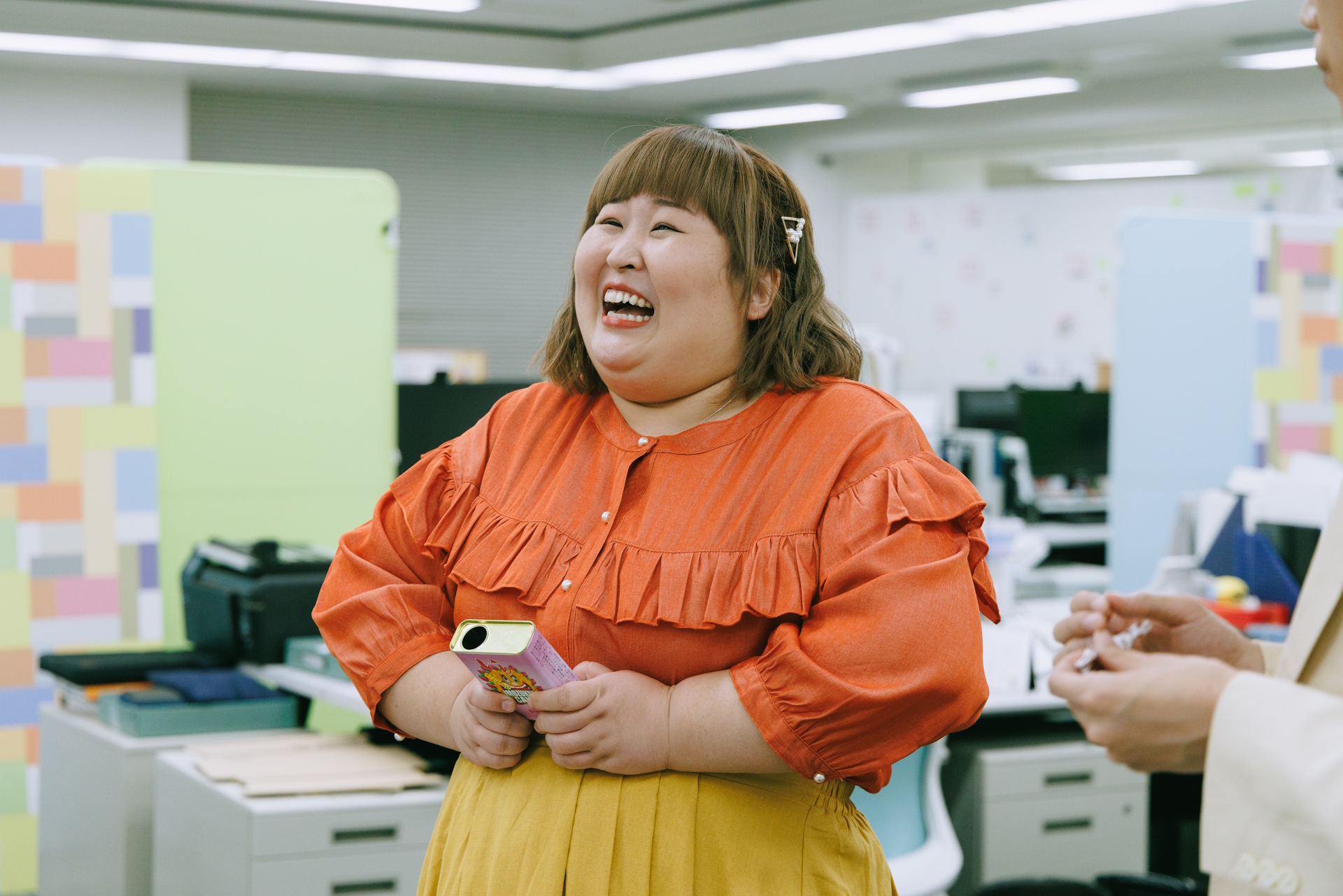 3時のヒロイン・かなでさん演じる夢子。かなでさんも夢子が自分と似ている、と思いながら本作を読んでいたそうで、まさに両想いのキャスティングとなった