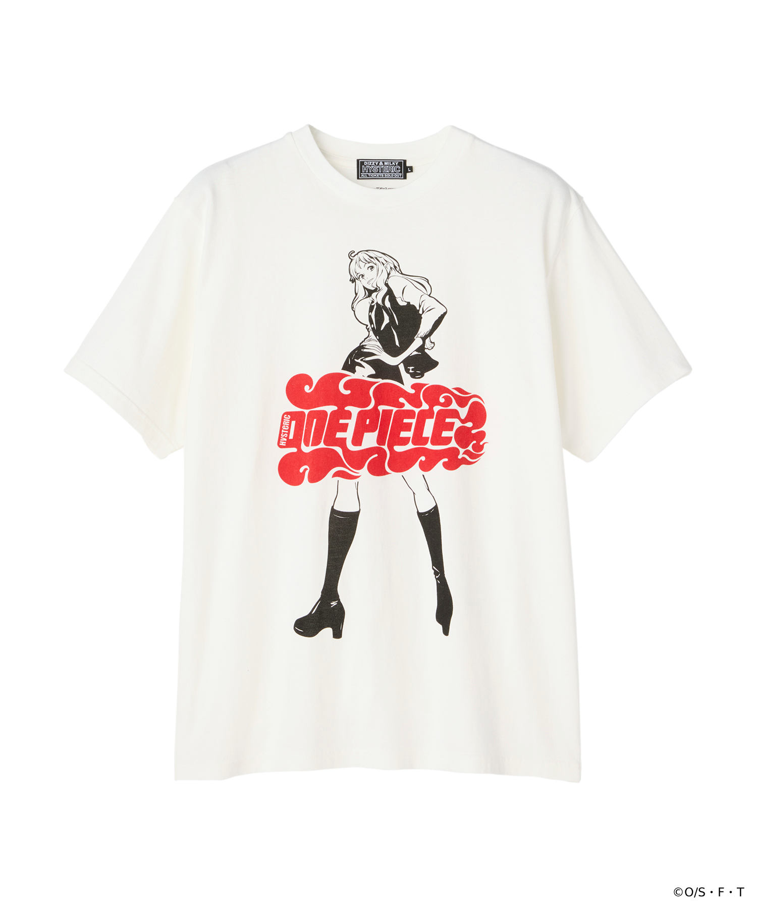 ONE PIECE×HYSTERIC GLAMOUR / NAMI Tシャツ（3色展開）：15,400円