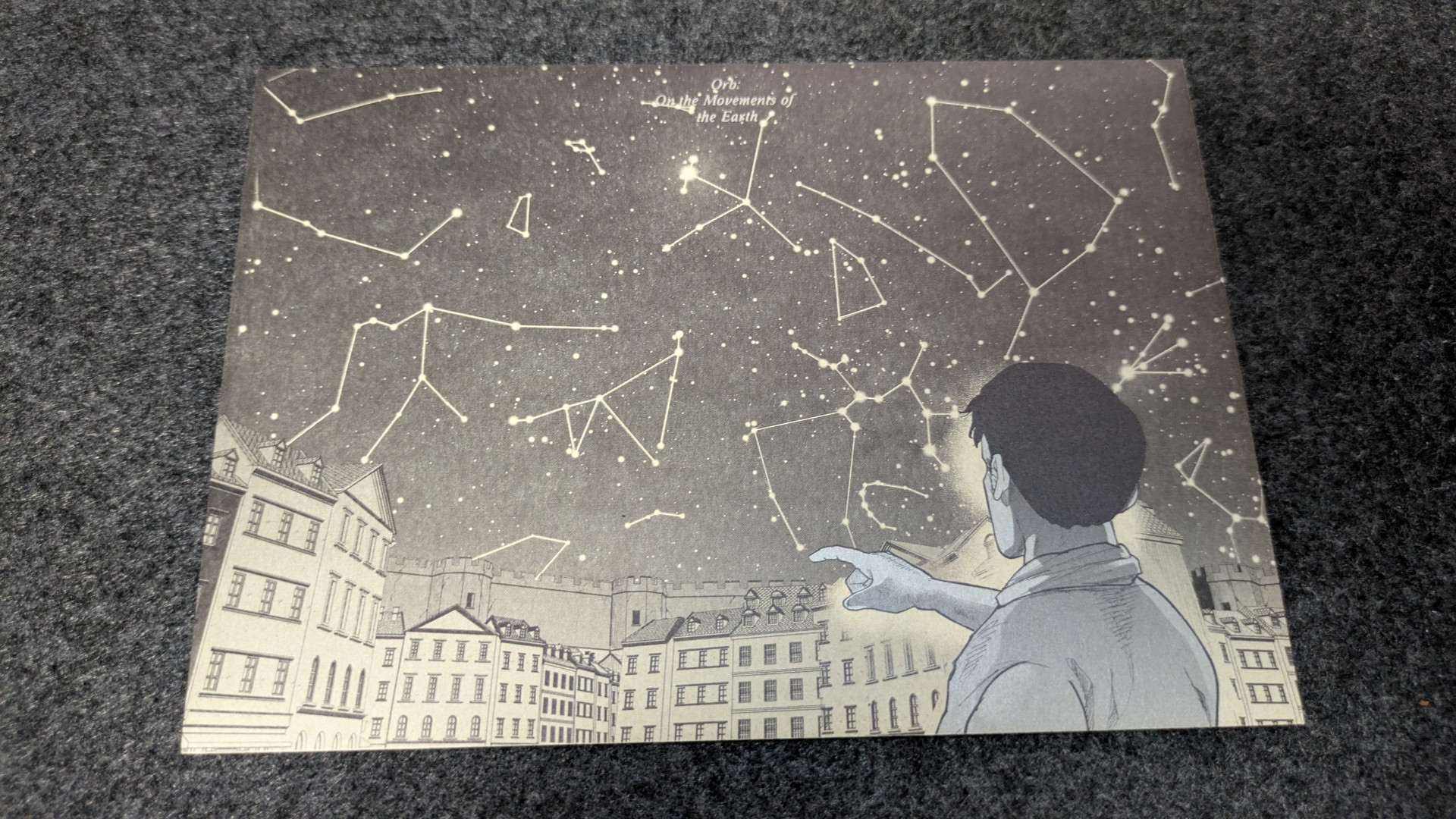 封筒にはそれぞれ星空を背景にしたシーンがデザインされており、作中の重要なアイテムがワンポイントであしらわれているのも嬉しいところ