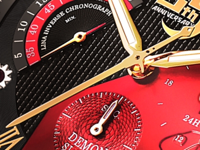 斬妖剣（ブラストソード）をイメージした秒針