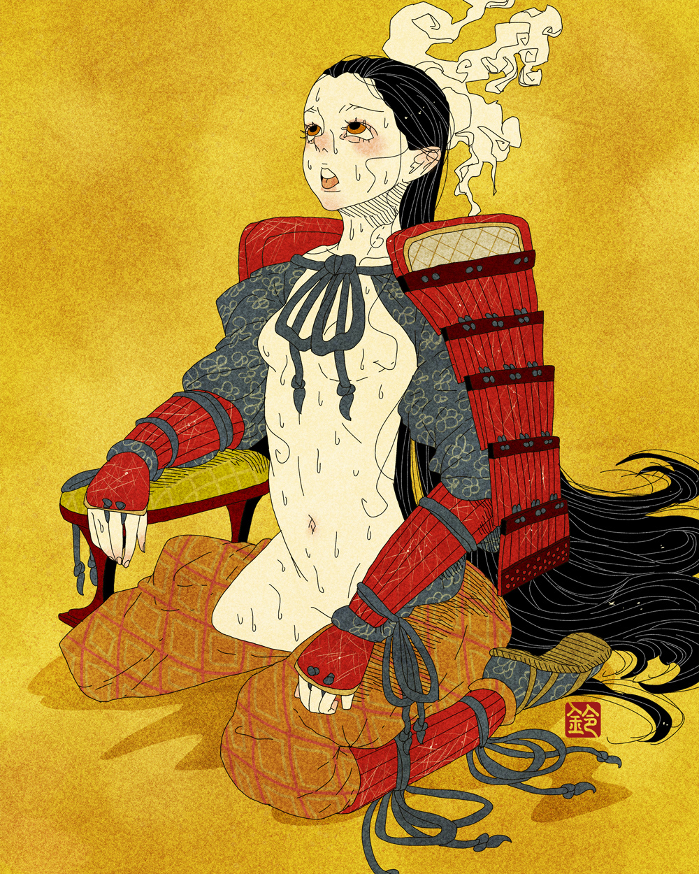 「鈴木セイゴ画集『うっつく －日ノ本美人寄－』」より