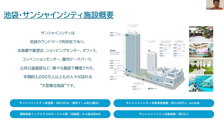 サンシャインシティ 施設概要