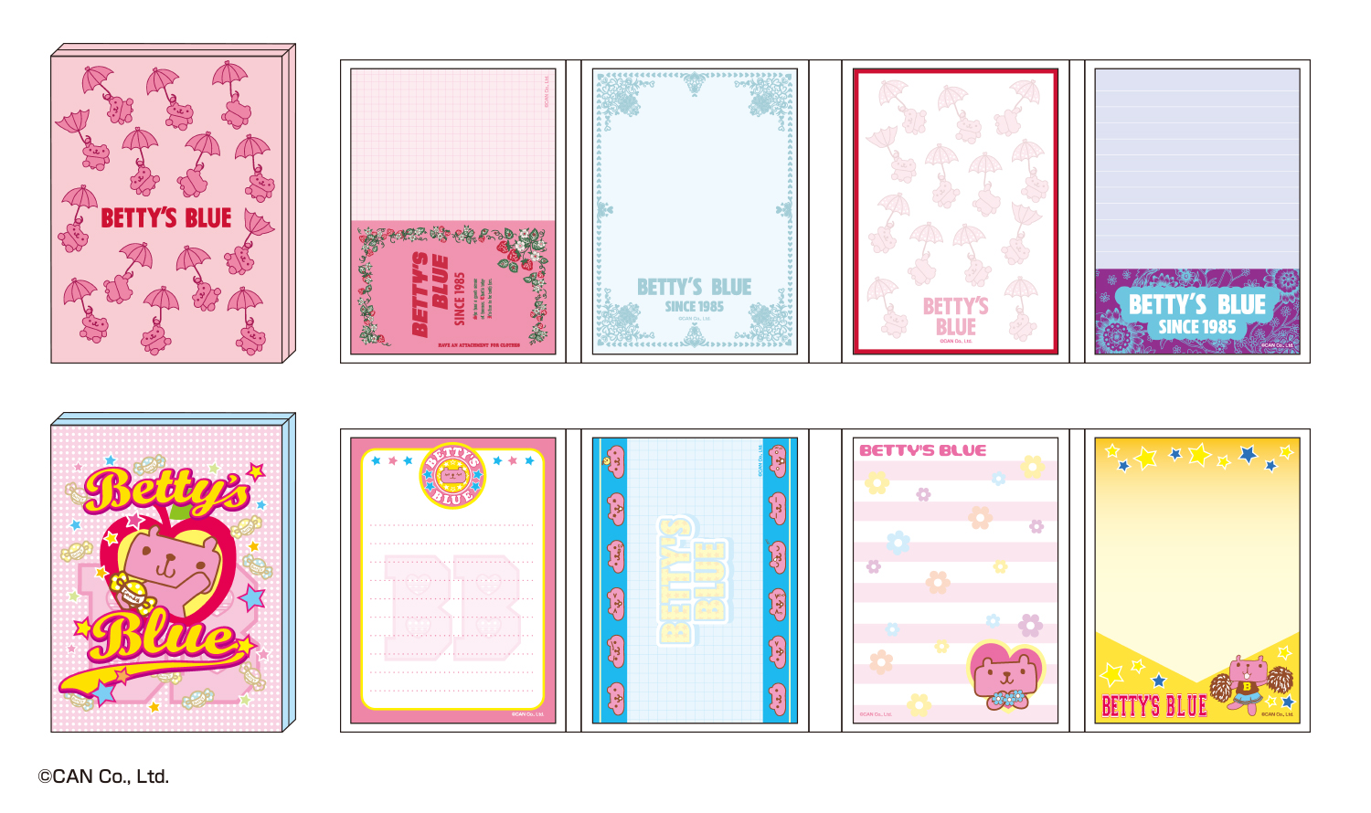 「パタパタメモ」全2柄　各550円