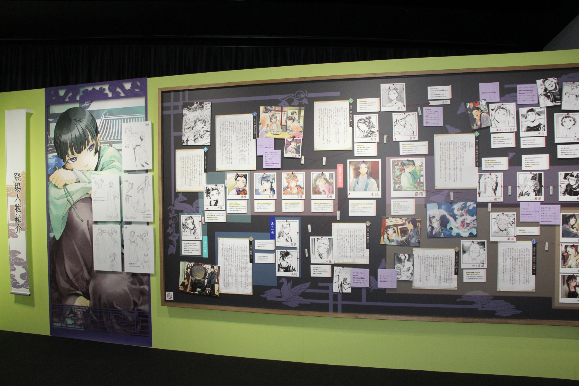 登場人物たちの紹介と相関図も、しのとうこ氏の挿絵版で見ることができる。もちろん、こちらも日向夏氏のコメント付きだ