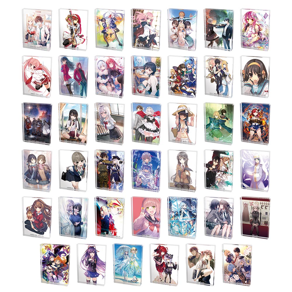 ライトノベル展2025 A7アクリルブロック（全41種）各2,200円