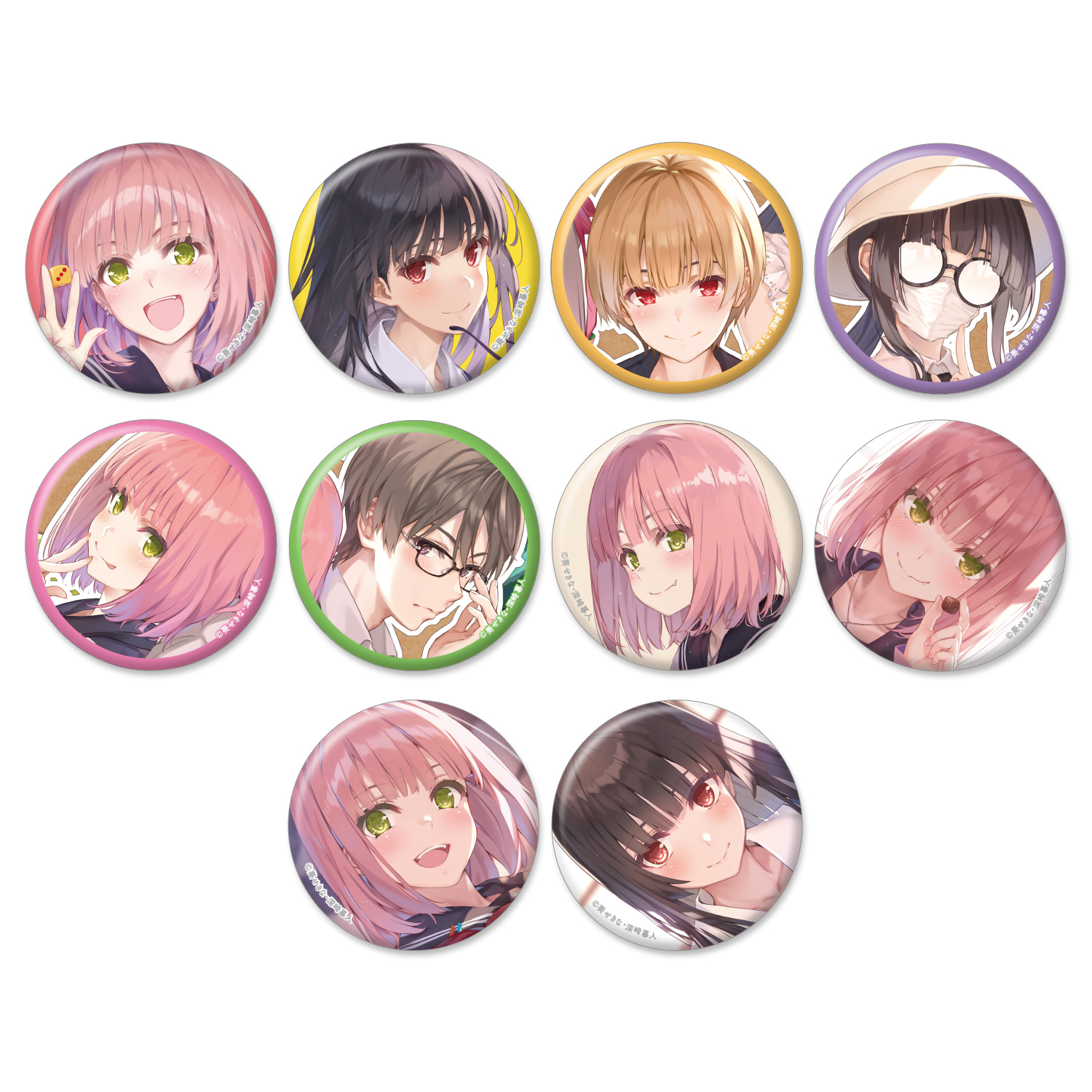 「あそびのかんけい」トレーディング缶バッジ 440円 ※トレーディング仕様。コンプリートBOX仕様ではありません。
