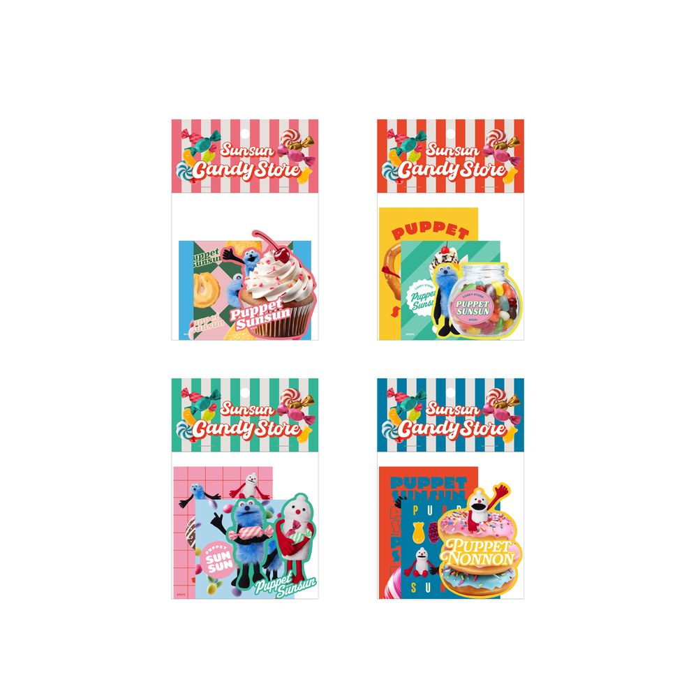 ステッカーセット（全4種）各880円